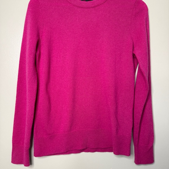 Theory Cashmere Kaylenna Soft Cashmere Drop Shoulder Sweater Pink Women’s Medium - Picture 6 of 8